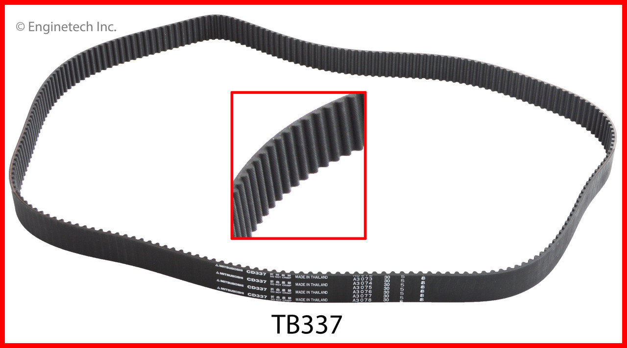 2008 Hyundai Santa Fe 2.7L Engine Timing Belt TB337 -5