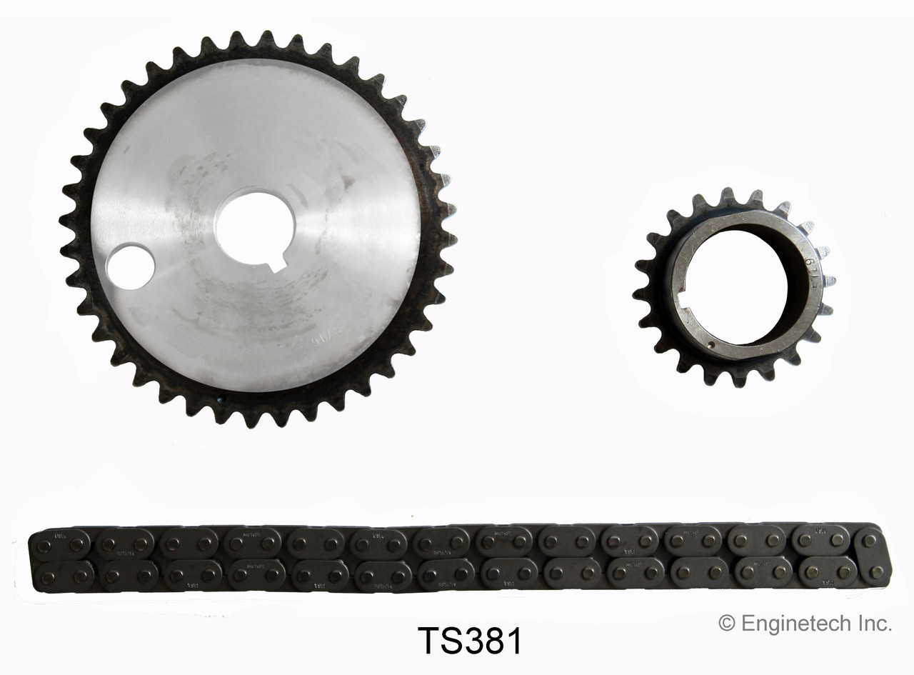 1991 Buick Riviera 3.8L Engine Timing Set TS381 -5