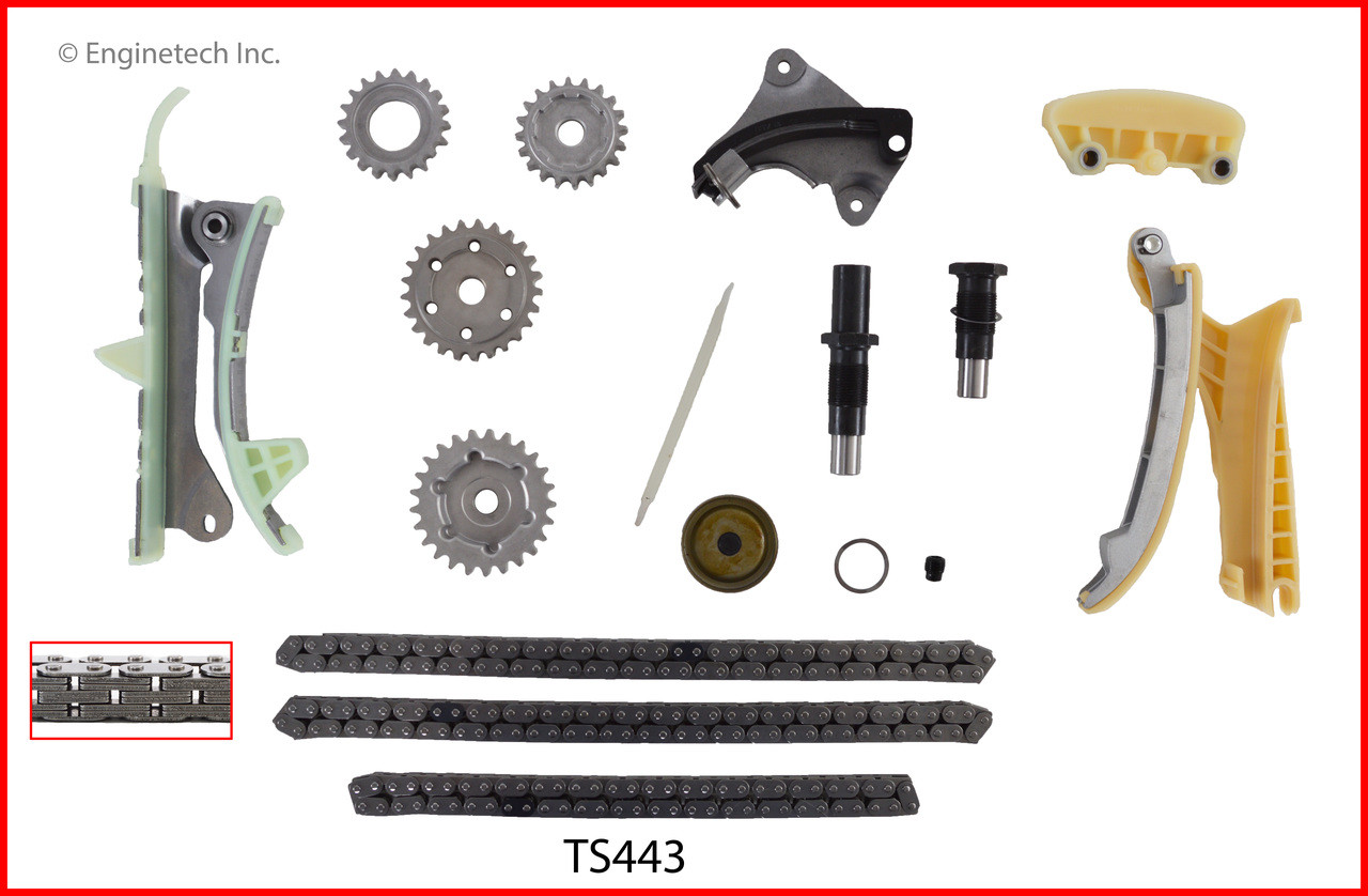 2001 Ford Explorer 4.0L Engine Timing Set TS443 -8