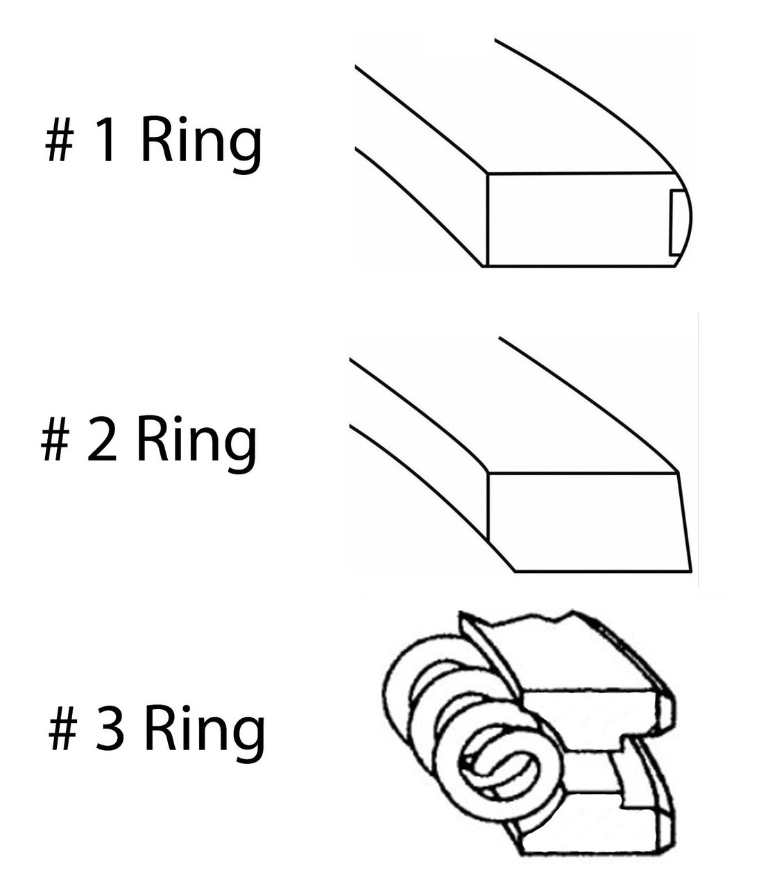 2007 Ford F-250 Super Duty - 6.0L Engine - Piston Ring Set - M37408 -ZE22