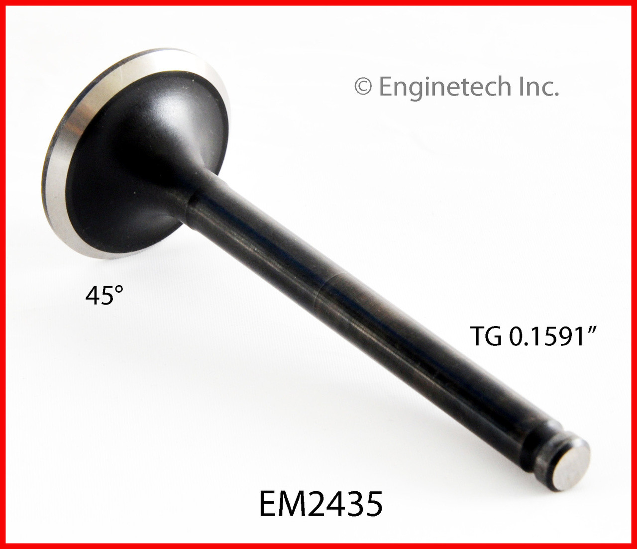 1992 Mitsubishi Eclipse 1.8L Engine Exhaust Valve EM2435 -5