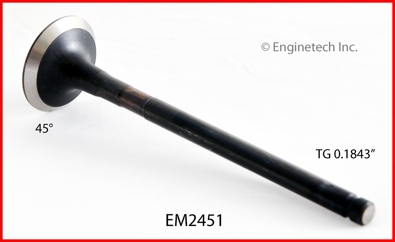 1985 Toyota MR2 1.6L Engine Exhaust Valve EM2451 -2