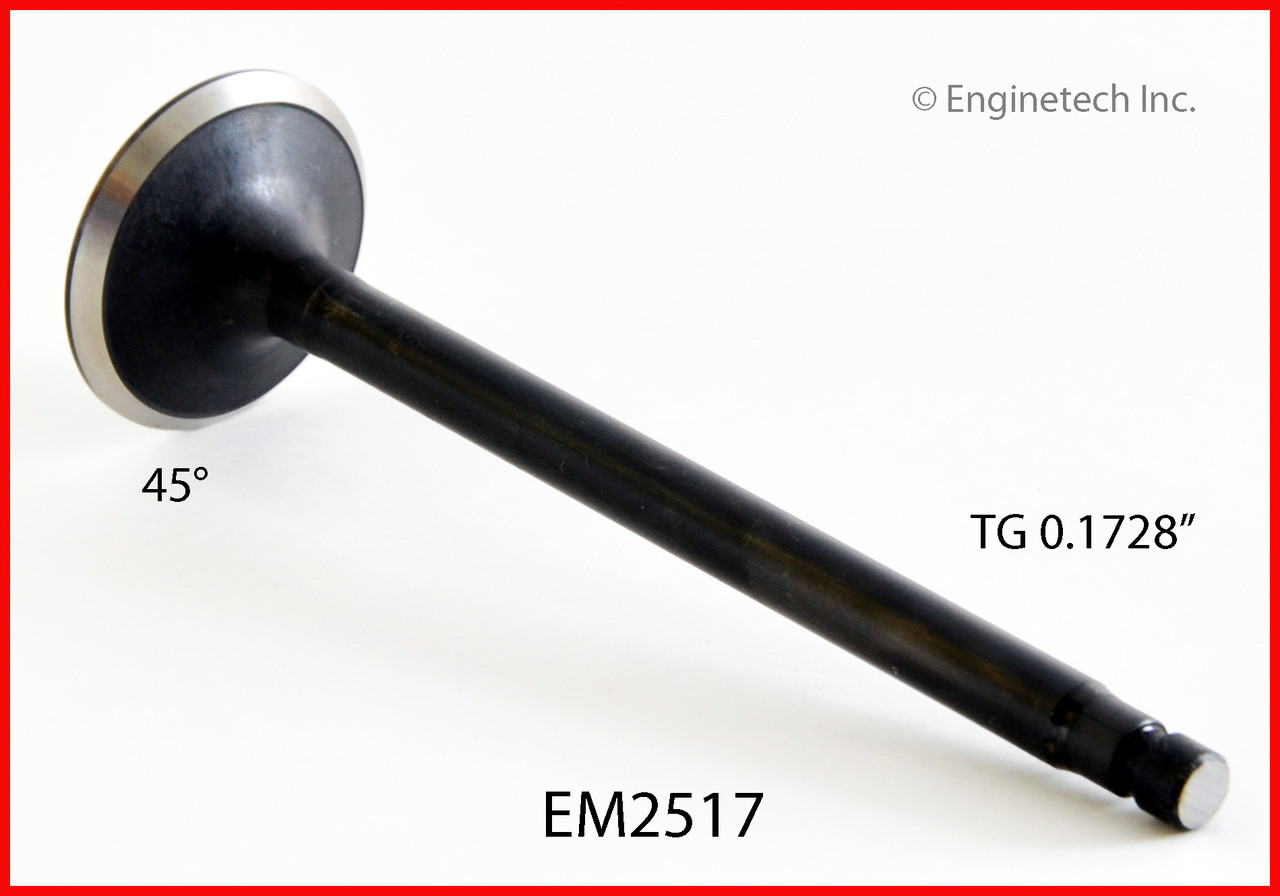 2000 Nissan Frontier 3.3L Engine Exhaust Valve EM2517 -62