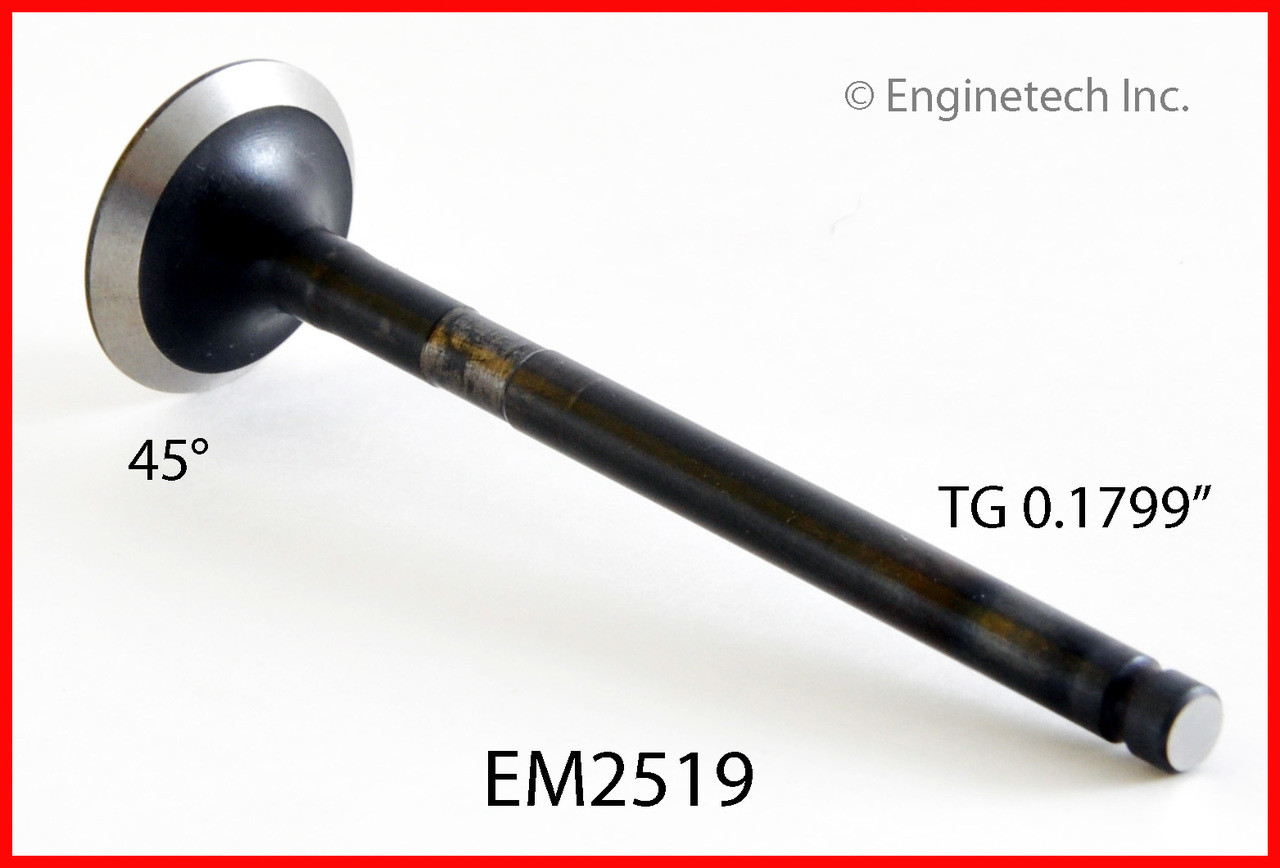 1993 Toyota Celica 1.6L Engine Exhaust Valve EM2519 -15