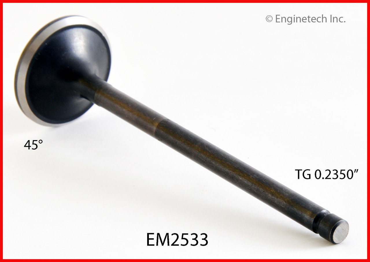 1985 Honda Accord 1.8L Engine Exhaust Valve EM2533 -3