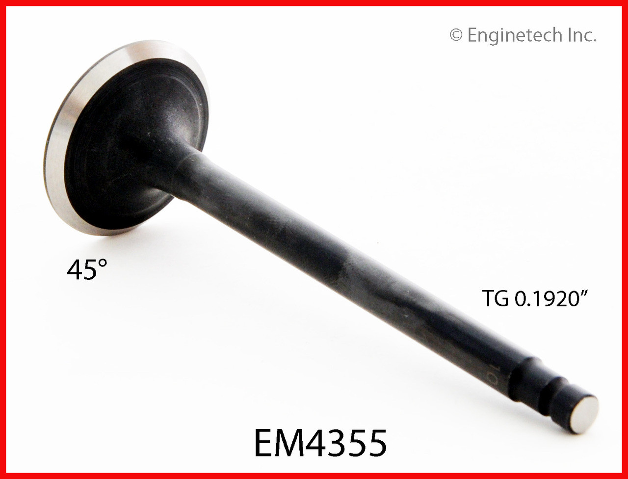 1999 Nissan Frontier 2.4L Engine Exhaust Valve EM4355 -4