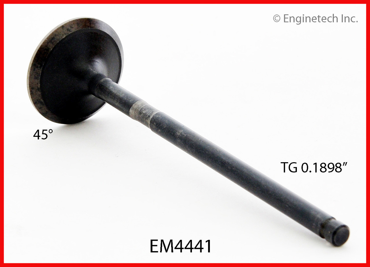 2008 Subaru Legacy 2.5L Engine Exhaust Valve EM4441 -51