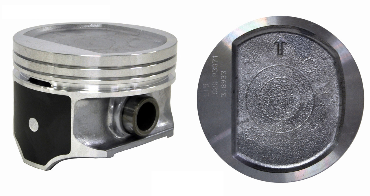 Piston and Premium Ring Kit - Chrysler Dodge RAM Jeep 2.5L 150 - Enginetech K3071(4)P