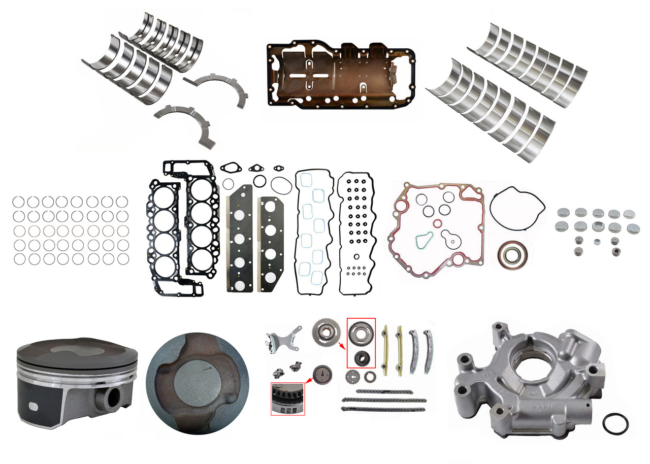 Engine Rebuild Kit (Premium) - Chrysler Dodge RAM 4.7L 287 - Enginetech RCCR287MP