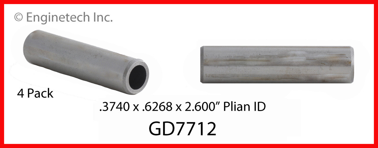 1987 Ford F-350 6.9L Engine Valve Guide GD7712 -51