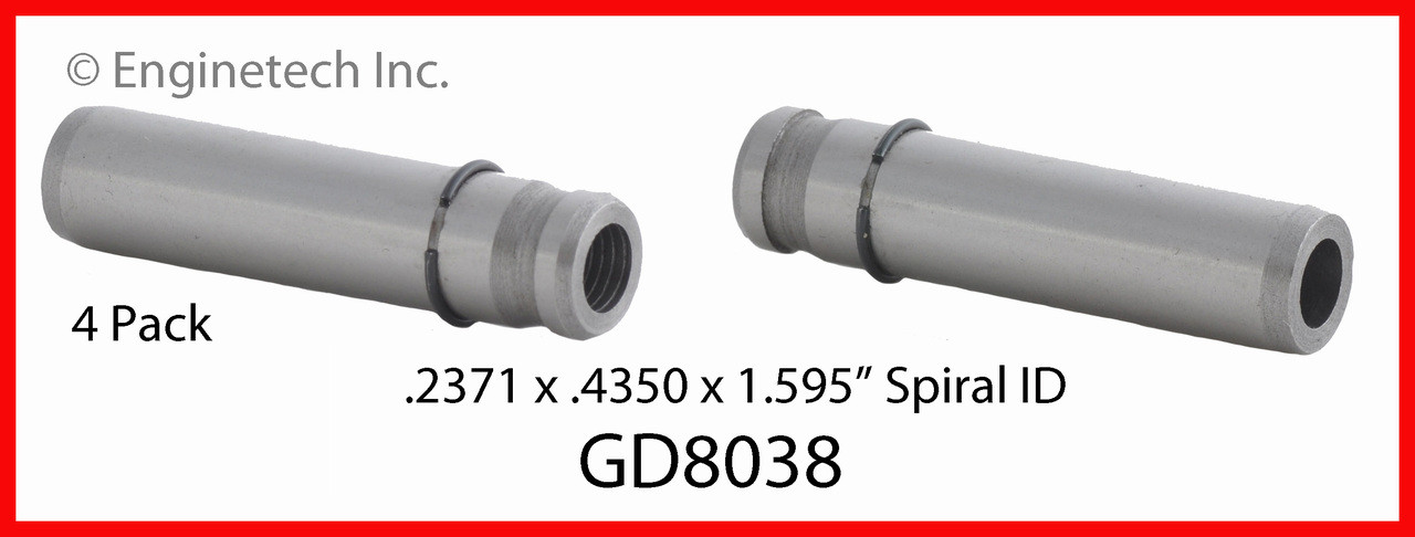 1991 Toyota Previa 2.4L Engine Valve Guide GD8038 -71