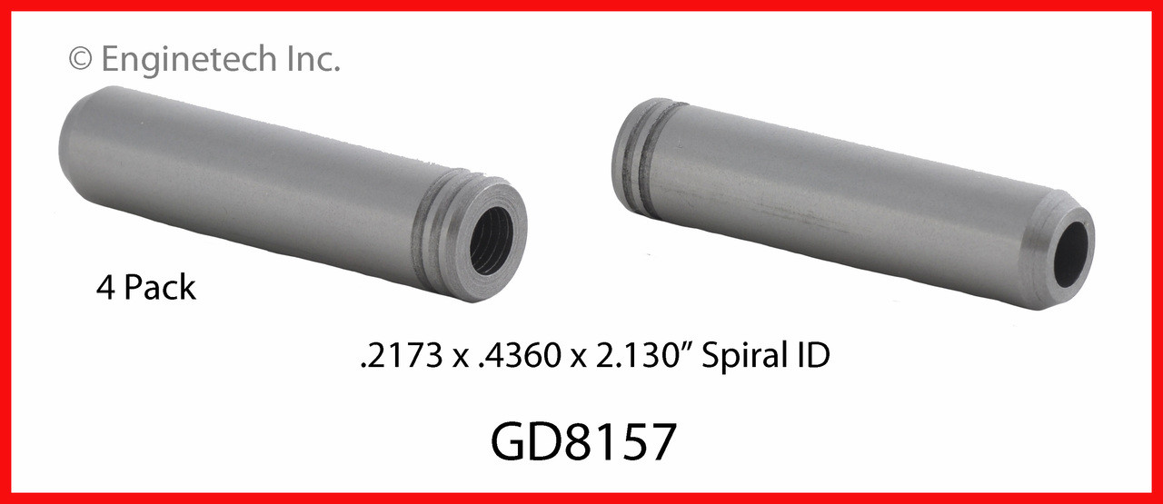 1988 Honda CRX 1.6L Engine Valve Guide GD8157 -5