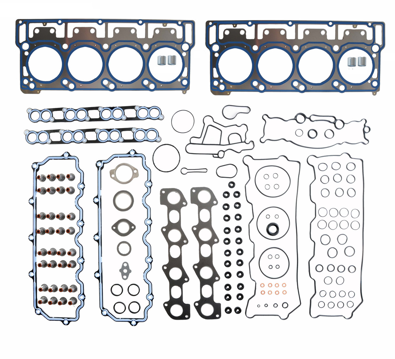 2007 Ford F-350 Super Duty 6.0L Engine MLS Head Gasket Set with Head Bolts PN-F365HS-AWB-19