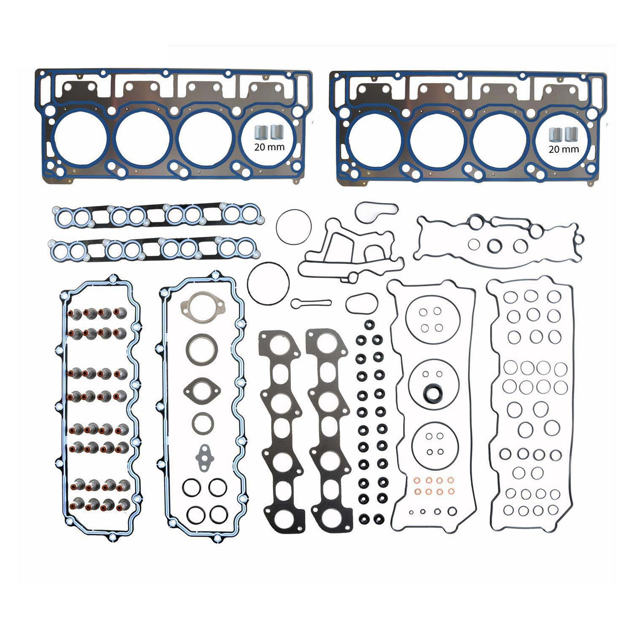 2008 Ford E-450 Super Duty 6.0L Engine Full Gasket Set with MLS Head Gaskets PN-F365K-2-14
