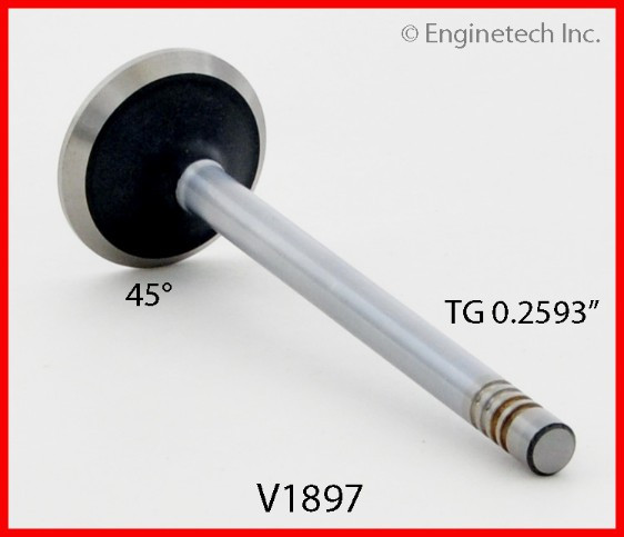 1985 Dodge Aries 2.2L Engine Exhaust Valve V1897 -59