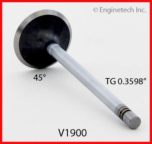 1988 Ford Escort 1.9L Engine Intake Valve V1900 -51