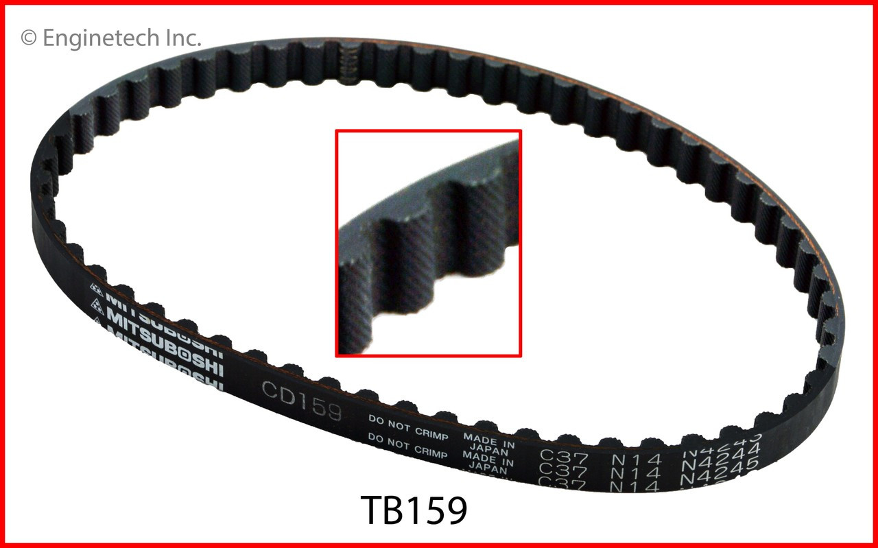 1993 Plymouth Laser 1.8L Engine Balance Shaft Belt TB159 -57