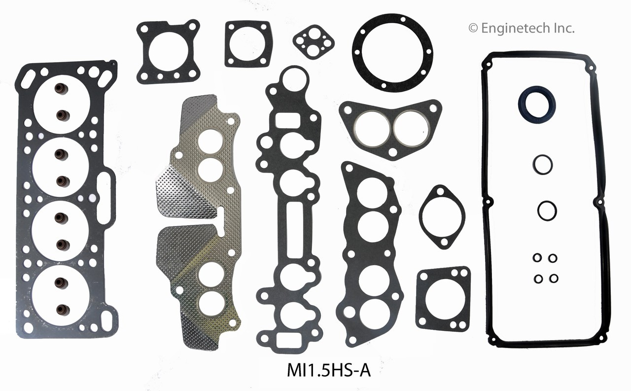 1992 Hyundai Scoupe 1.5L Engine Cylinder Head Gasket Set HY1.5HS-A -7