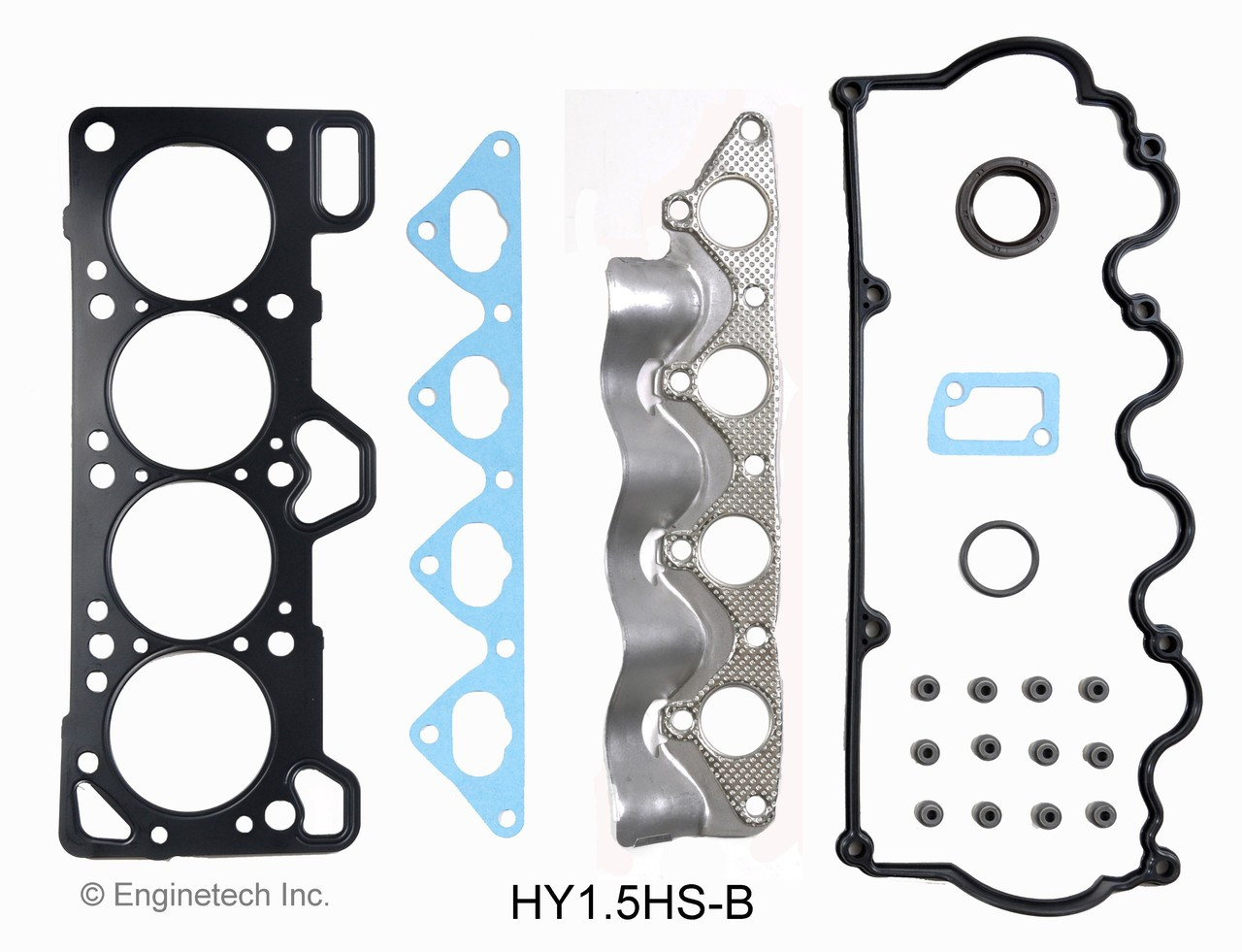 1994 Hyundai Scoupe 1.5L Engine Cylinder Head Gasket Set HY1.5HS-B -4