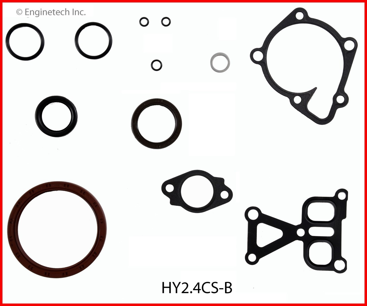 2010 Hyundai Sonata 2.4L Engine Lower Gasket Set HY2.4CS-B -12