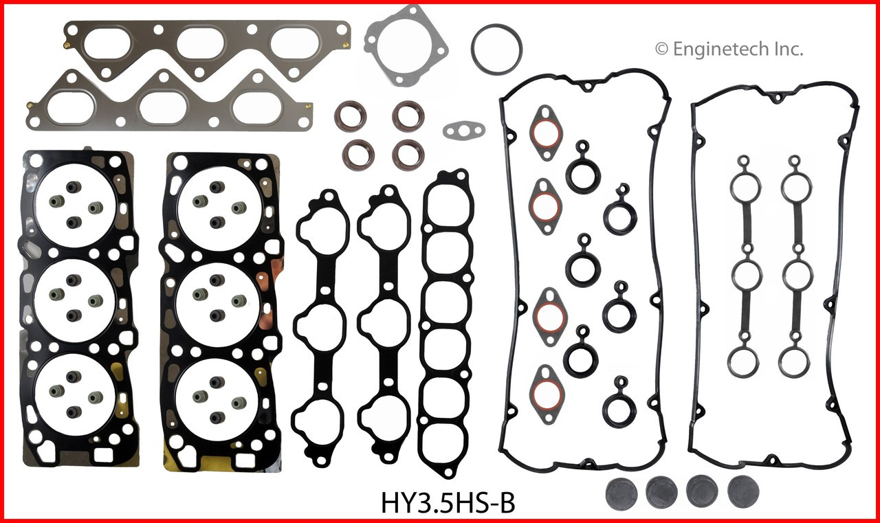 2004 Kia Amanti 3.5L Engine Gasket Set HY3.5K-1 -7