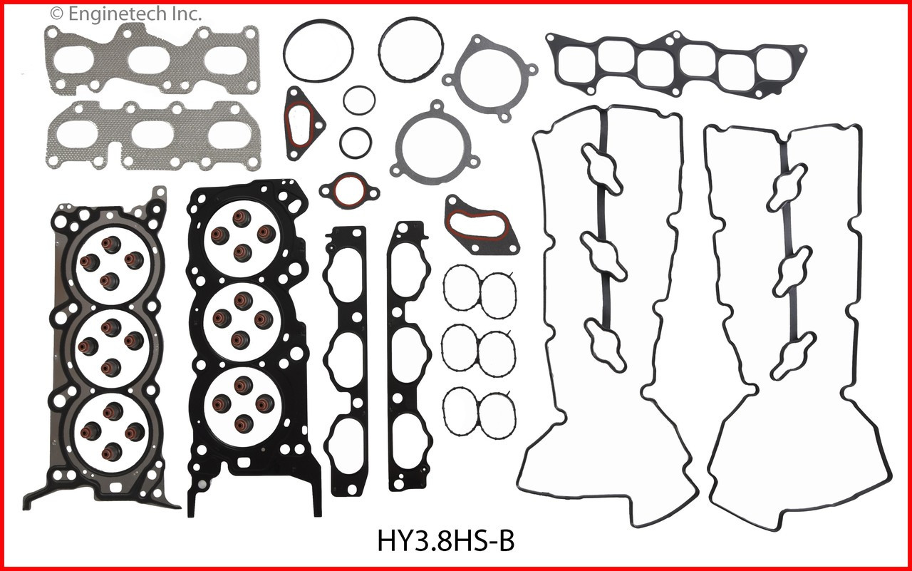 2008 Hyundai Azera 3.8L Engine Cylinder Head Gasket Set HY3.8HS-B -6