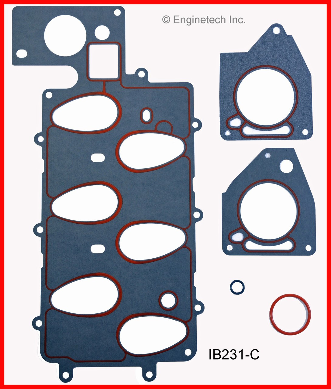 1998 Pontiac Firebird 3.8L Engine Fuel Injection Plenum Gasket IB231-C -8