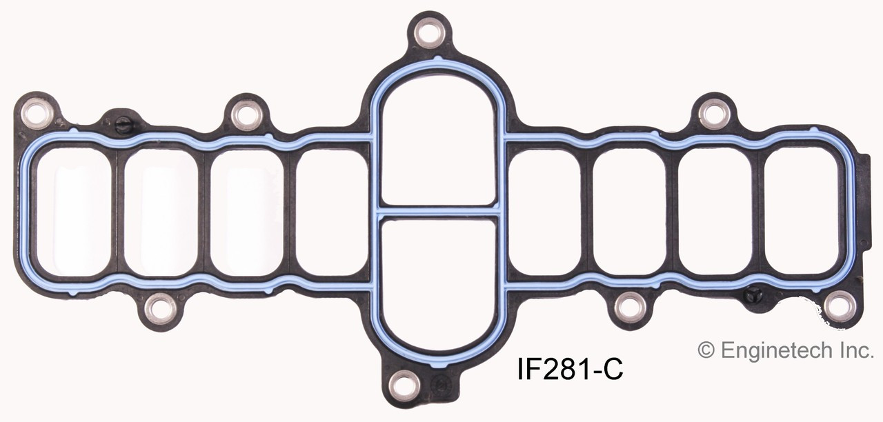 1999 Ford F-250 5.4L Engine Fuel Injection Plenum Gasket IF281-C -9