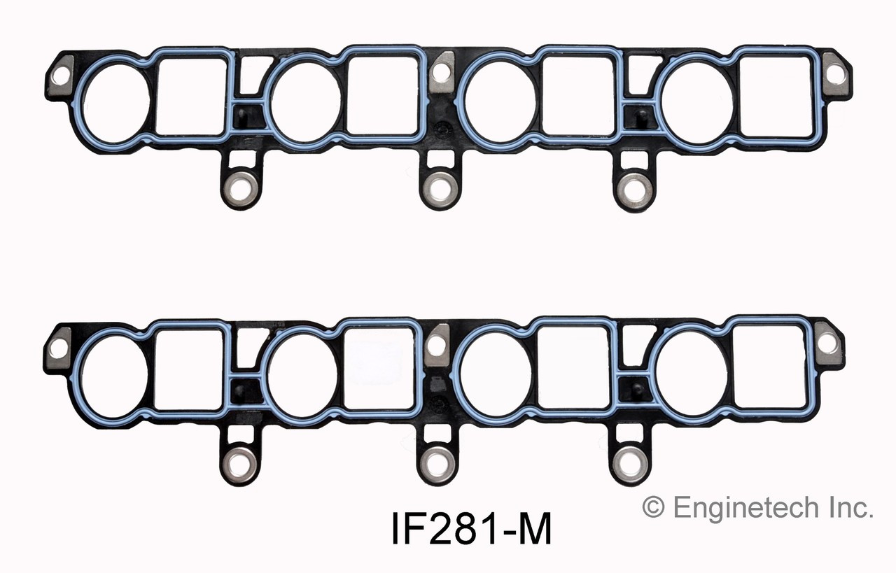 1996 Lincoln Mark VIII 4.6L Engine Fuel Injection Plenum Gasket IF281-M -1