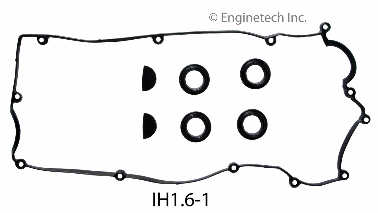 2011 Hyundai Accent 1.6L Engine Valve Cover Gasket IH1.6-1 -7