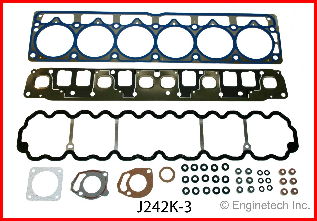 2004 Jeep Grand Cherokee 4.0L Engine Gasket Set J242K-3 -9