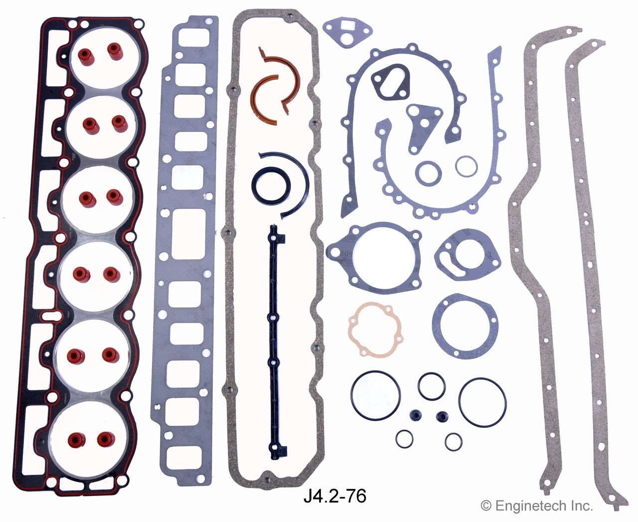 1988 American Motors Eagle 4.2L Engine Gasket Set J4.2-76 -8