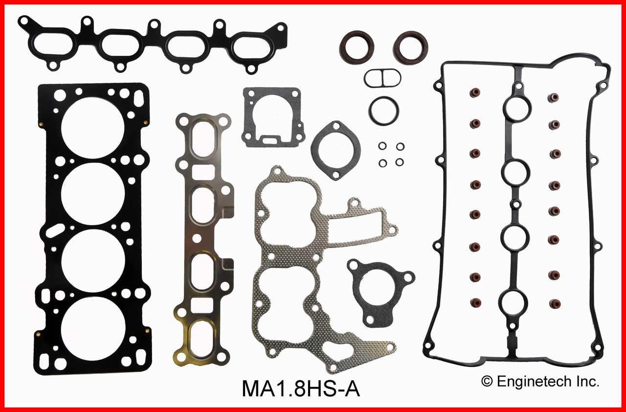 1991 Mazda Protege 1.8L Engine Gasket Set MA1.8K-1 -2