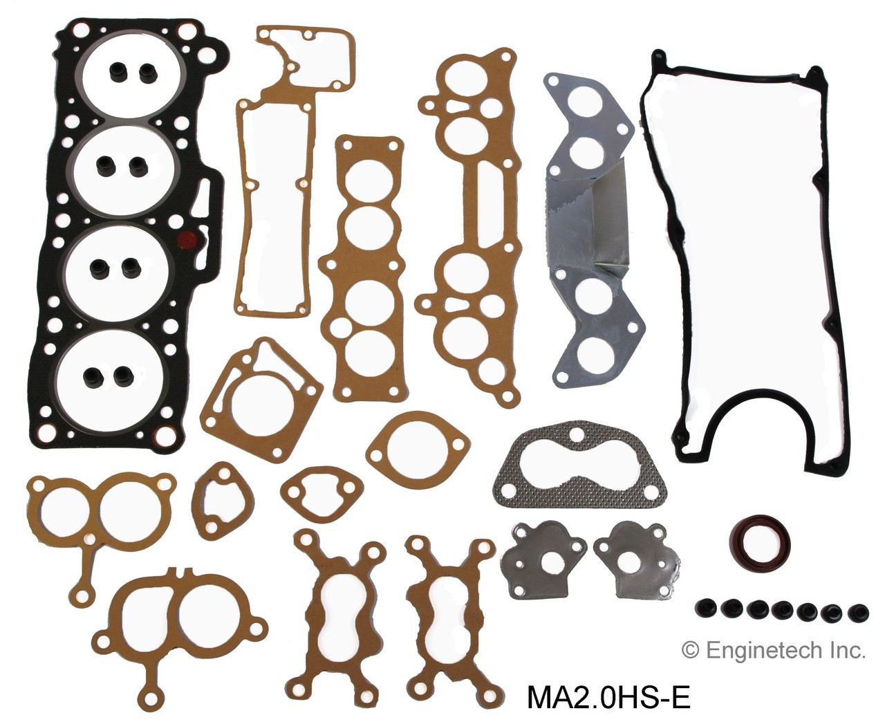 1987 Mazda B2000 2.0L Engine Cylinder Head Gasket Set MA2.0HS-E -2