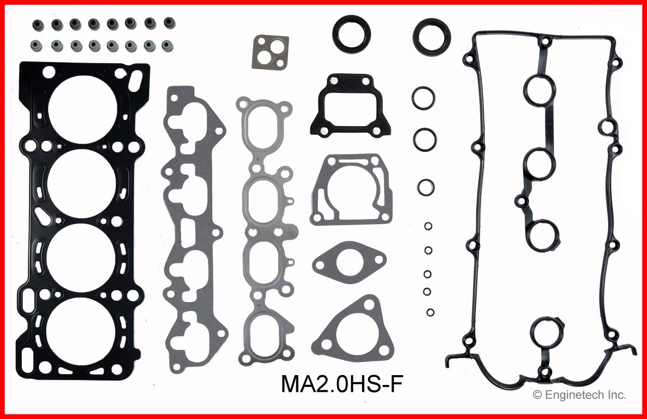 1993 Mazda 626 2.0L Engine Gasket Set MA2.0K-4 -2