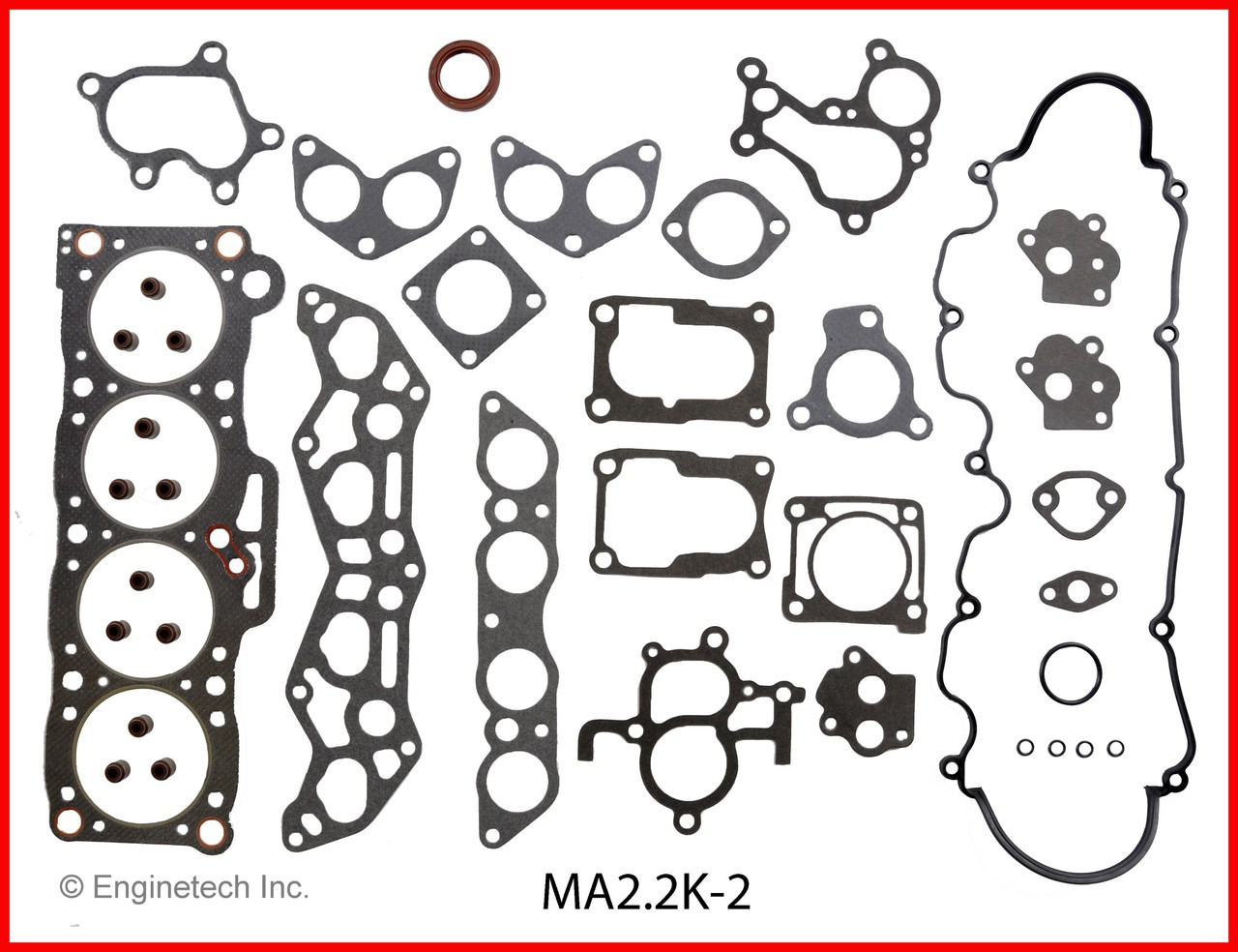 1988 Mazda MX-6 2.2L Engine Gasket Set MA2.2K-2 -2