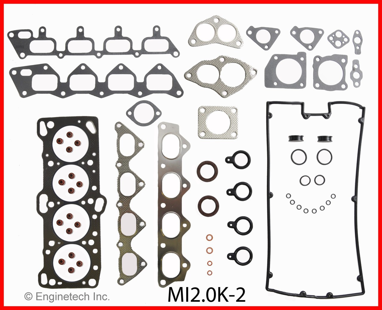 1995 Mitsubishi Eclipse 2.0L Engine Gasket Set MI2.0K-2 -14