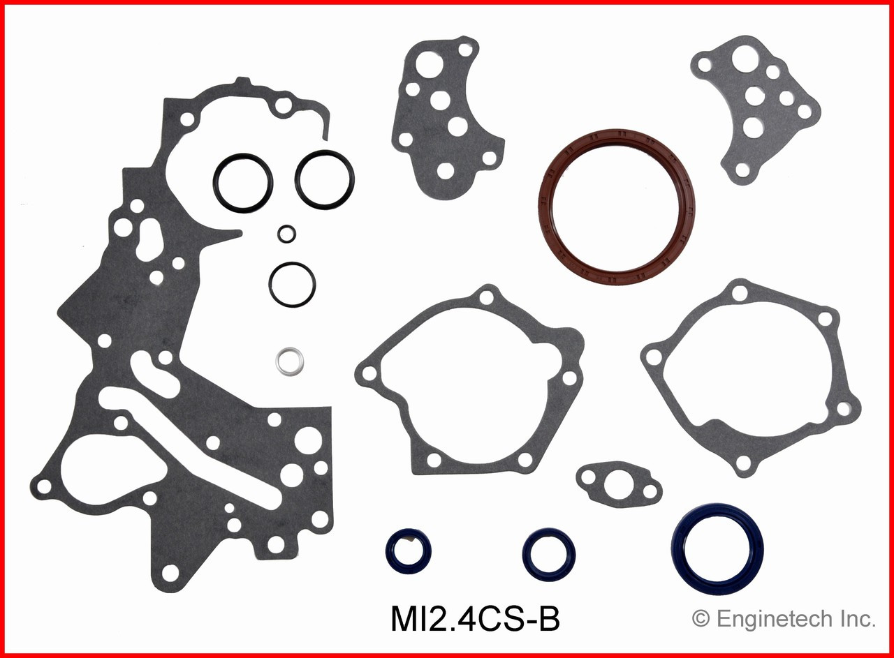 2003 Mitsubishi Eclipse 2.4L Engine Lower Gasket Set MI2.4CS-B -14