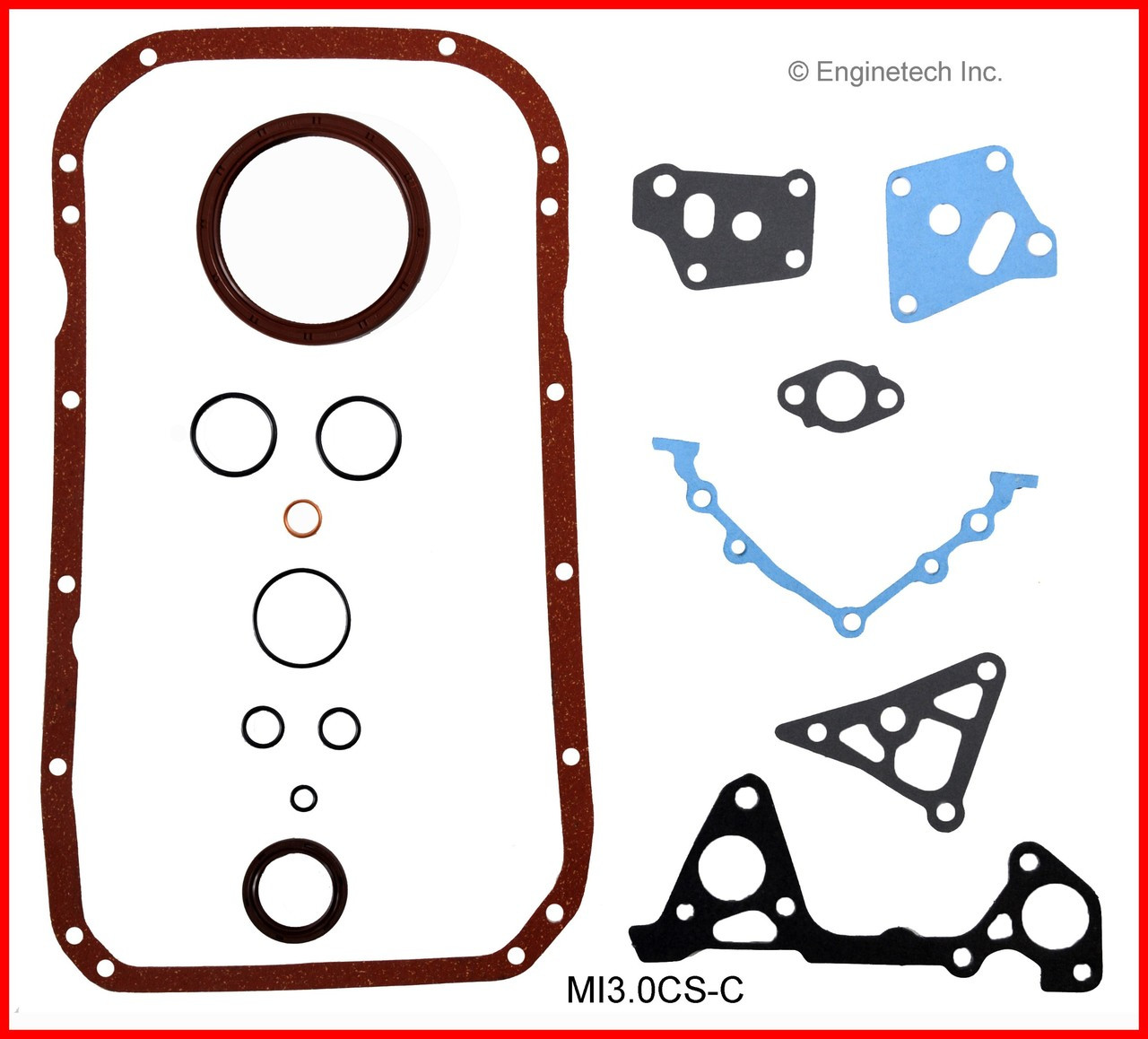 1995 Dodge Avenger 2.5L Engine Gasket Set MI2.5K-1 -2