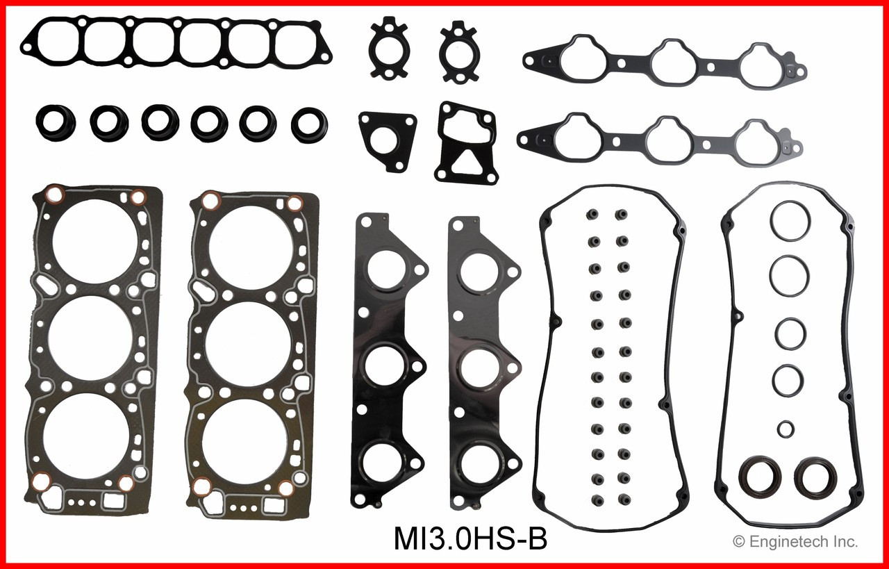 1998 Mitsubishi Montero Sport 3.0L Engine Cylinder Head Gasket Set MI3.0HS-B -4