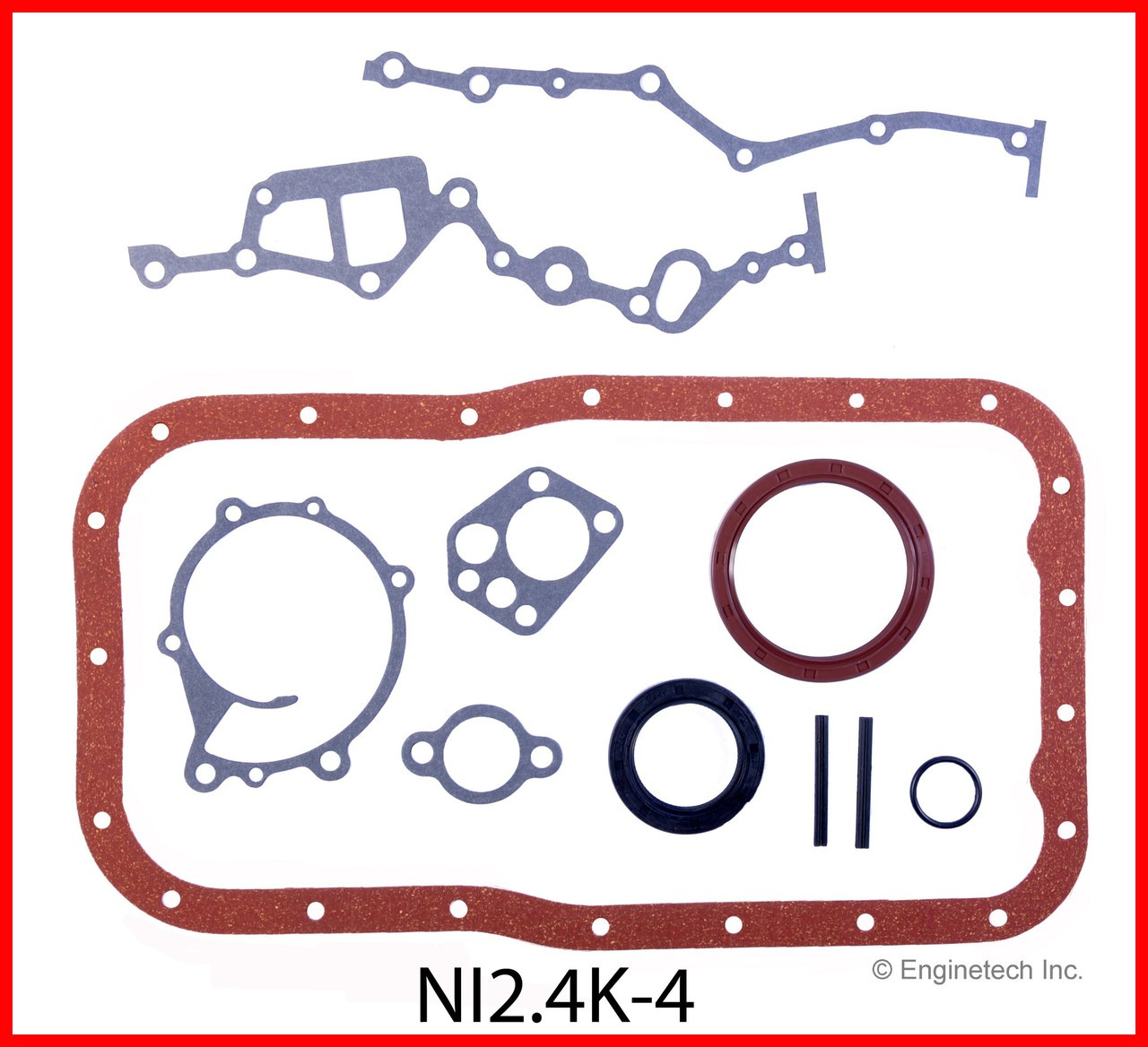 1985 Nissan 720 2.4L Engine Gasket Set NI2.4K-4 -3