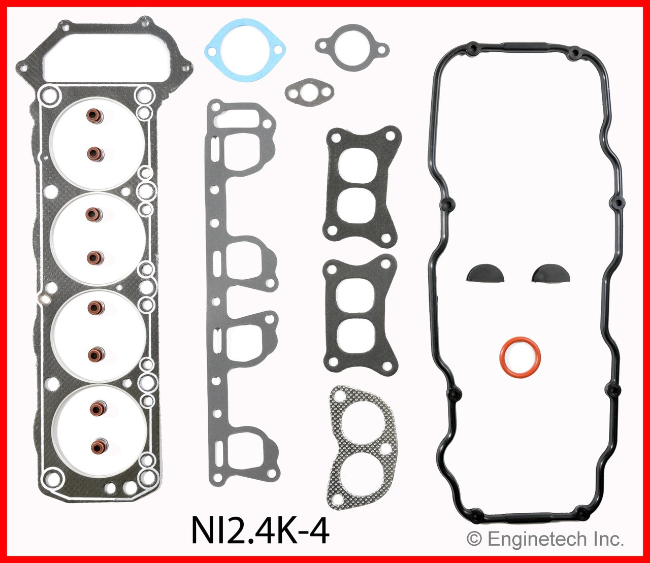 1987 Nissan Pathfinder 2.4L Engine Gasket Set NI2.4K-4 -7