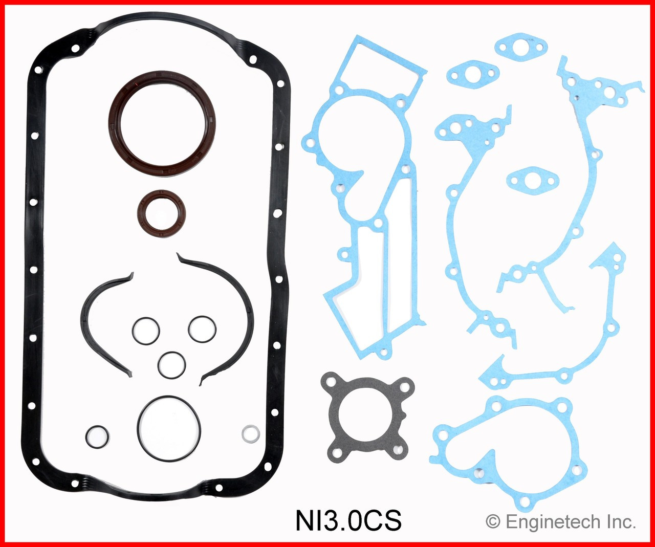 1989 Nissan Maxima 3.0L Engine Gasket Set NI3.0K-3 -5