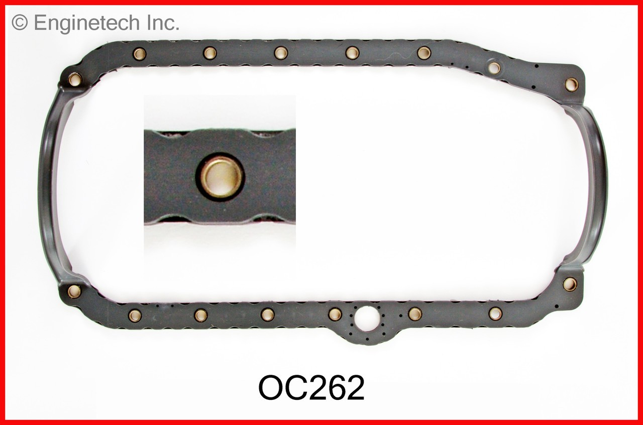 1992 Chevrolet Commercial Chassis 4.3L Engine Oil Pan Gasket OC262 -150