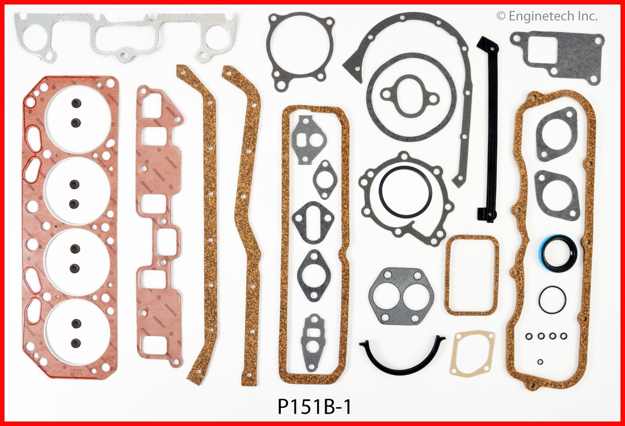 1987 GMC S15 2.5L Engine Gasket Set P151B-1 -9