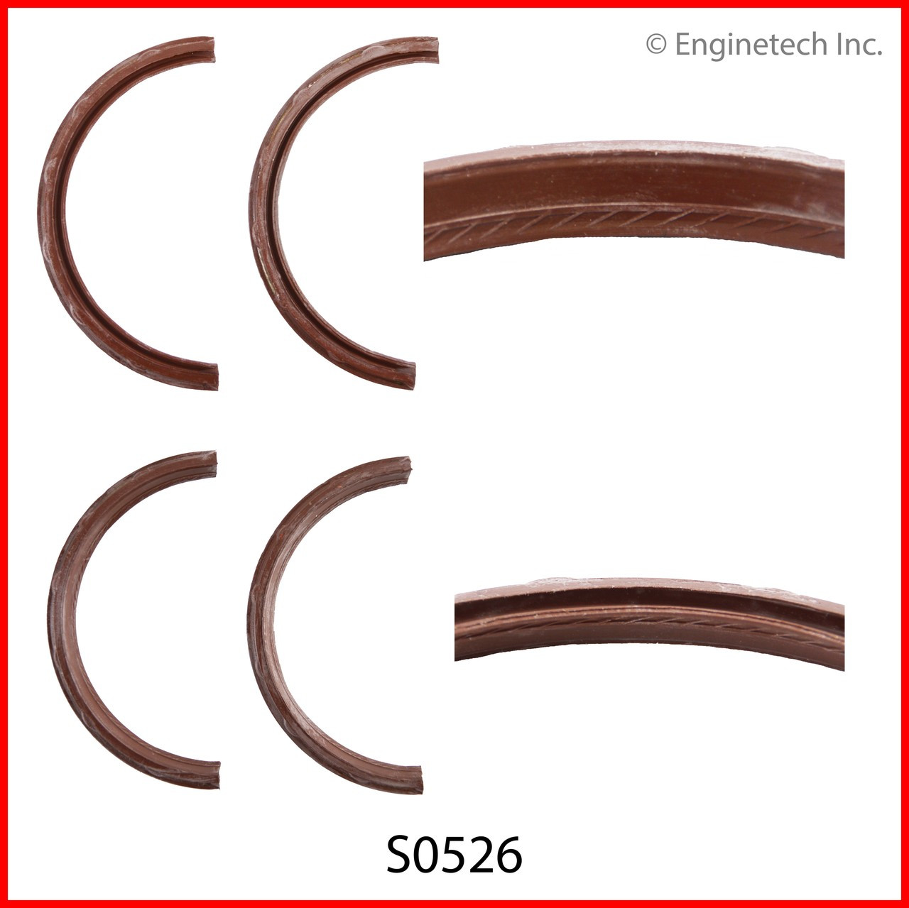 1985 Chevrolet S10 2.8L Engine Crankshaft Seal S0526 -69