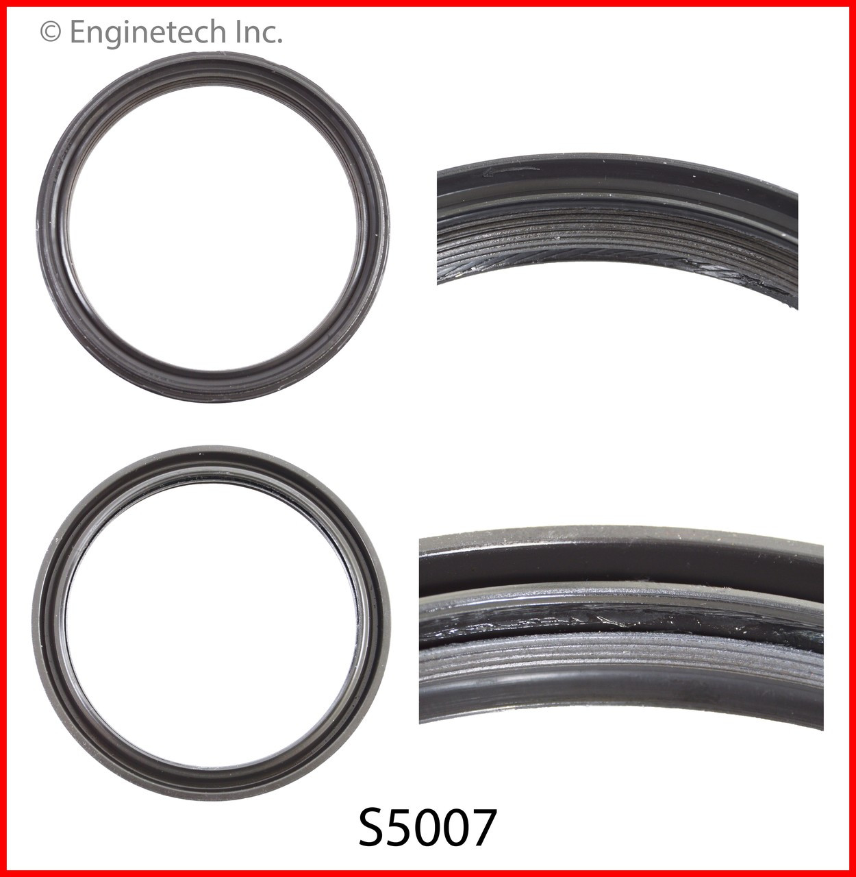 1986 Chevrolet G30 5.7L Engine Crankshaft Seal S5007 -12