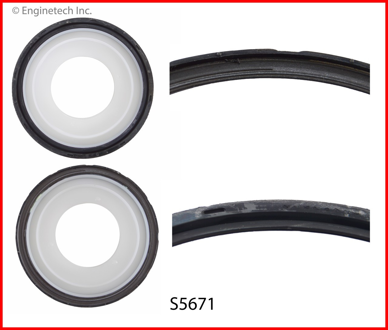 2010 GMC Savana 2500 6.0L Engine Crankshaft Seal S5671 -594