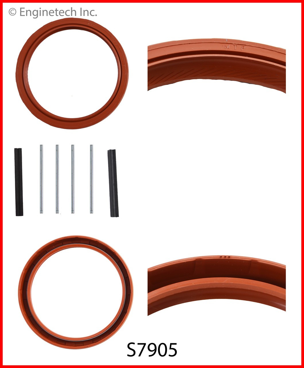 1993 Pontiac Bonneville 3.8L Engine Crankshaft Seal S7905 -49