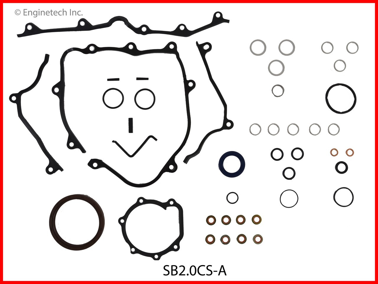 2004 Subaru Impreza 2.0L Engine Lower Gasket Set SB2.0CS-A -3
